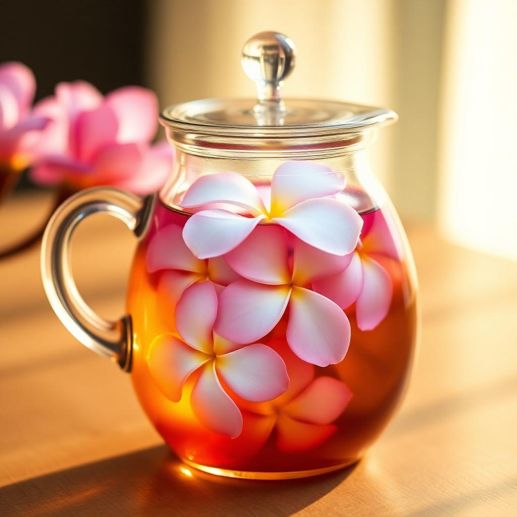 Infusion de fleurs de frangipanier