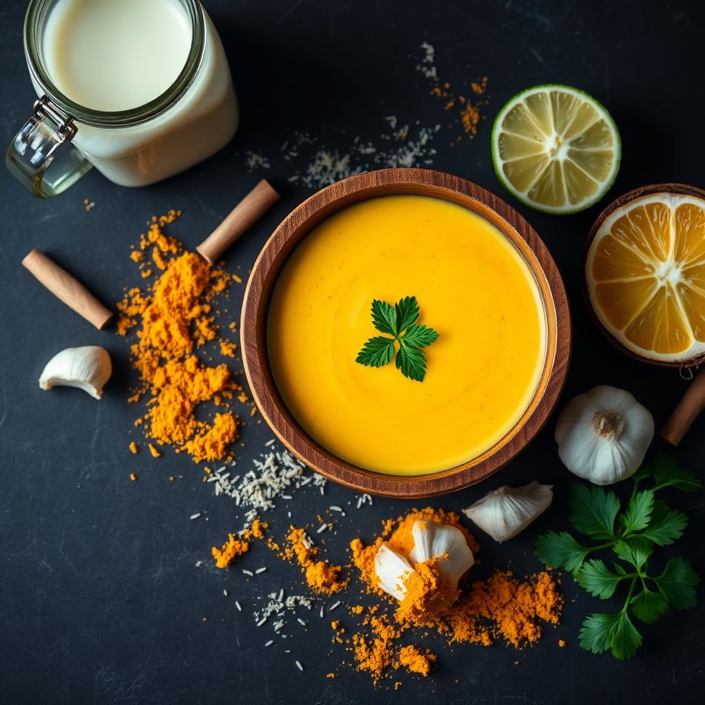 Marinade coco-curcuma