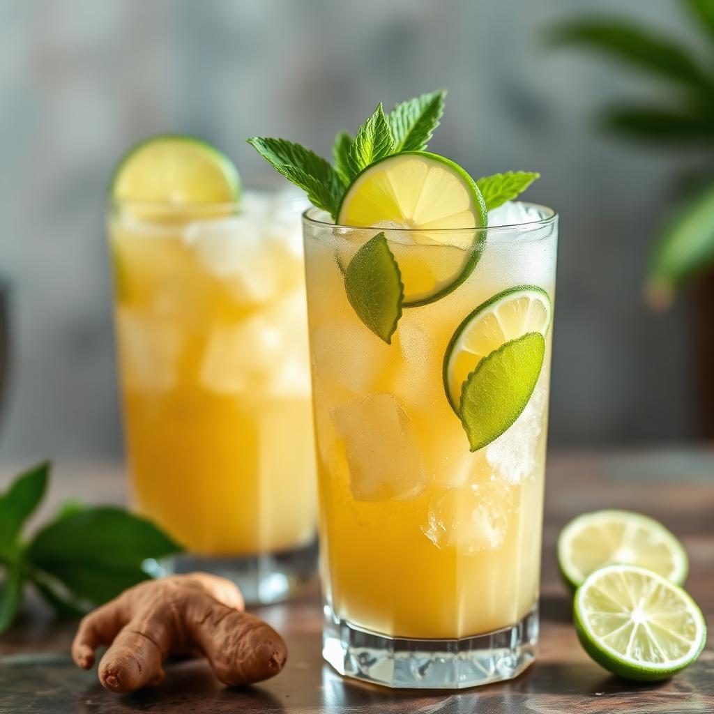 Punch gingembre & citron vert